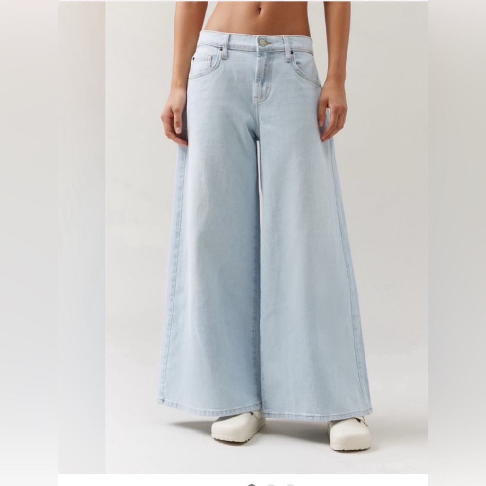 BDG Urban Outfitters Wide Leg A-Line Jean Baggy Women’s W25 Y2K 90's Grunge (34)